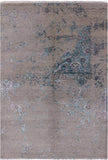 Modern Handmade Wool & Silk Rug - 6' 1" X 8' 10" - Golden Nile