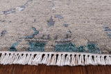Modern Handmade Wool & Silk Rug - 6' 1" X 8' 10" - Golden Nile
