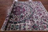 Persian Hand Knotted Silk Rug - 7' 4" X 10' 1" - Golden Nile