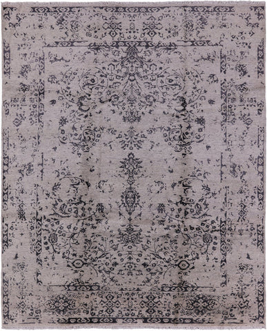 Fine Serapi Hand Knotted Wool & Silk Rug - 8' 1