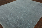 8 X 10 Modern Wool & Silk Handmade Rug - Golden Nile