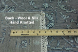 8 X 10 Modern Wool & Silk Handmade Rug - Golden Nile