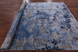 8 X 10 Modern Wool & Silk Hand Knotted Rug - Golden Nile