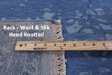 Modern Oriental Wool & Silk Oriental Rug 8 X 10 - Golden Nile