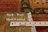William Morris Handmade Wool Area Rug - 12' 0" X 15' 4" - Golden Nile