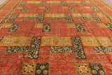 William Morris Handmade Wool Area Rug - 12' 0" X 15' 4" - Golden Nile