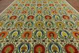 12 X 15 Hand Knotted Suzani Rug - Golden Nile