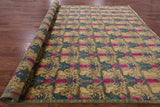 William Morris Hand Knotted Wool Area Rug - 10' 3" X 14' - Golden Nile