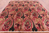 William Morris Hand Knotted Rug - 9' 10" X 10' 7" - Golden Nile