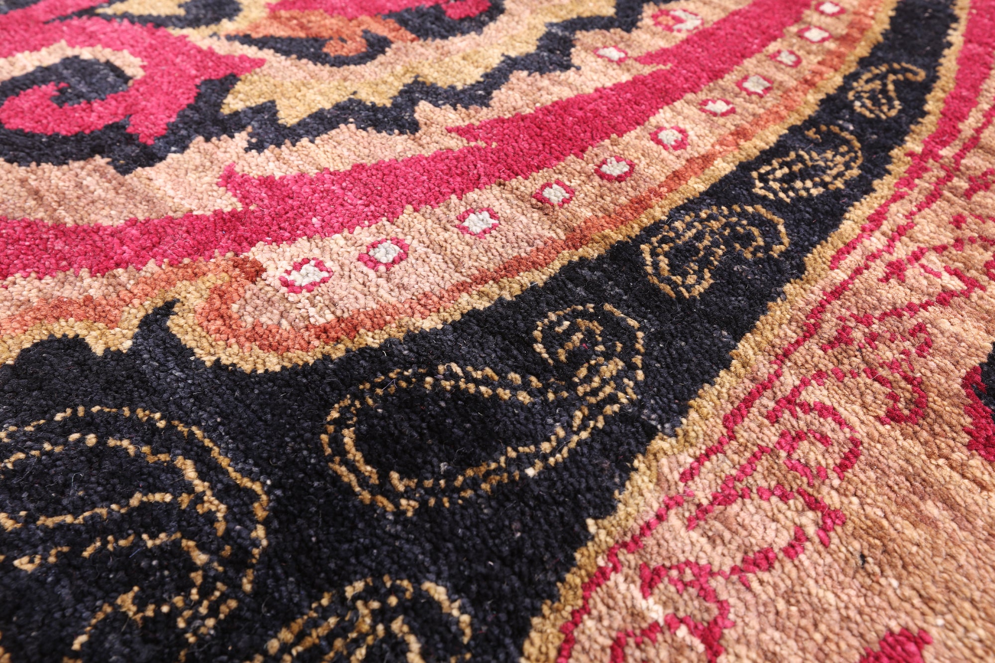 William Morris Hand Knotted Rug - 9' 10" X 10' 7" - Golden Nile