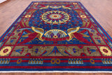Blue Peacock William Morris Hand Knotted Wool Rug - 10' 0" X 13' 10" - Golden Nile