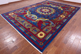 Blue Peacock William Morris Hand Knotted Wool Rug - 10' 0" X 13' 10" - Golden Nile