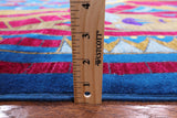 Blue Peacock William Morris Hand Knotted Wool Rug - 10' 0" X 13' 10" - Golden Nile