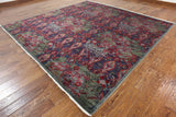 10' Square Oriental Modern Hand Knotted Rug - Golden Nile