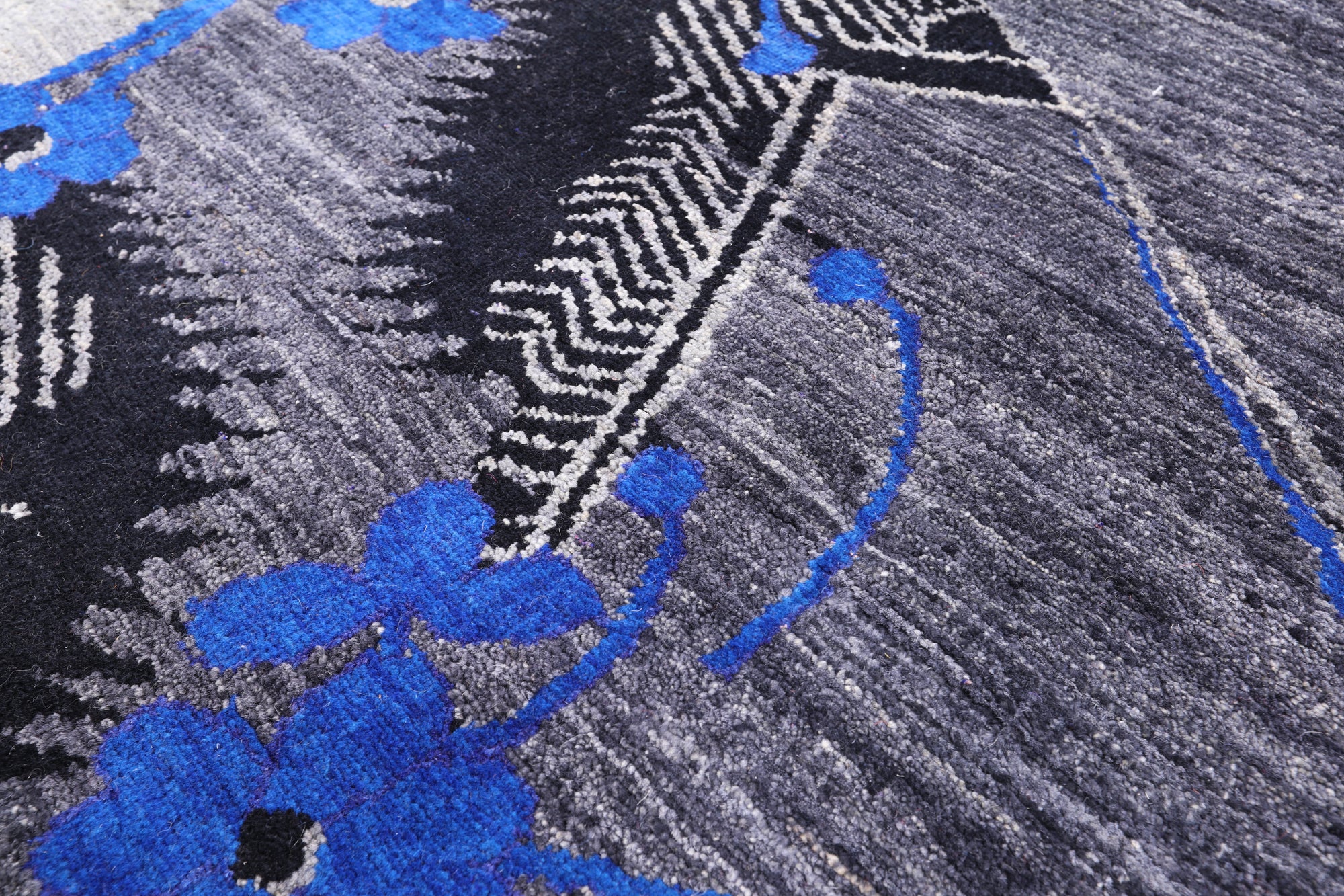 William Morris Hand Knotted Wool Rug - 9' 11" X 13' 11" - Golden Nile