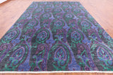 William Morris Handmade Wool Rug - 9' 8" X 14' 0" - Golden Nile