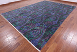 William Morris Handmade Wool Rug - 9' 8" X 14' 0" - Golden Nile