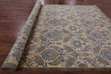 William Morris Hand Knotted Wool Area Rug - 9' 2" X 16' 0" - Golden Nile