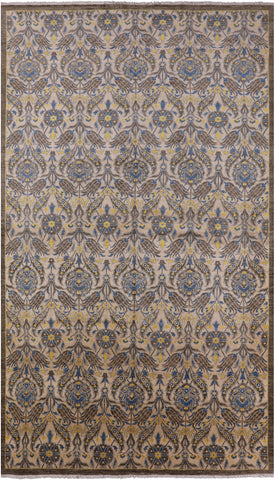 William Morris Hand Knotted Wool Area Rug - 9' 2