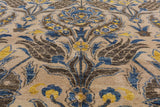 William Morris Hand Knotted Wool Area Rug - 9' 2" X 16' 0" - Golden Nile