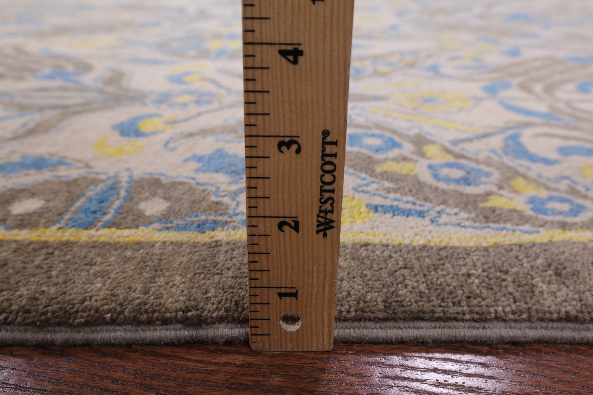 William Morris Hand Knotted Wool Area Rug - 9' 2" X 16' 0" - Golden Nile