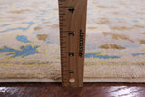 Ivory William Morris Handmade Wool Rug - 9' 1" X 12' 1" - Golden Nile