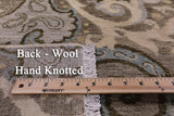 William Morris Handmade Wool Rug - 8' 11" X 12' 5" - Golden Nile