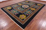 William Morris Hand Knotted Wool Area Rug - 9' 0" X 12' 3" - Golden Nile