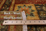 William Morris Handmade Wool Rug - 9' 1" X 12' 2" - Golden Nile