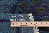 William Morris Handmade Wool Area Rug - 9' 0" X 19' 1" - Golden Nile