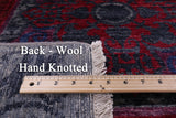 Grey William Morris Handmade Wool Rug - 8' 11" X 11' 6" - Golden Nile