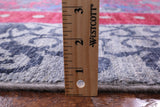 Grey William Morris Handmade Wool Rug - 8' 11" X 11' 6" - Golden Nile
