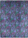 William Morris Handmade Wool Rug - 9' 0" X 12' 0" - Golden Nile