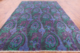 William Morris Handmade Wool Rug - 9' 0" X 12' 0" - Golden Nile