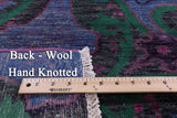 William Morris Handmade Wool Rug - 9' 0" X 12' 0" - Golden Nile