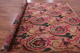 William Morris Handmade Wool Rug - 8' 11" X 12' 0" - Golden Nile