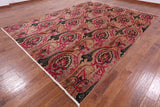 William Morris Handmade Wool Rug - 8' 11" X 12' 0" - Golden Nile
