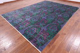 William Morris Hand Knotted Wool Rug - 9' 0" X 12' 5" - Golden Nile