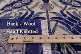 William Morris Handmade Wool Area Rug - 8' 0" X 13' 10" - Golden Nile