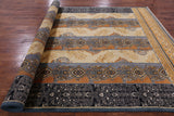 William Morris Hand Knotted Wool Rug - 8' 1" X 14' 5" - Golden Nile
