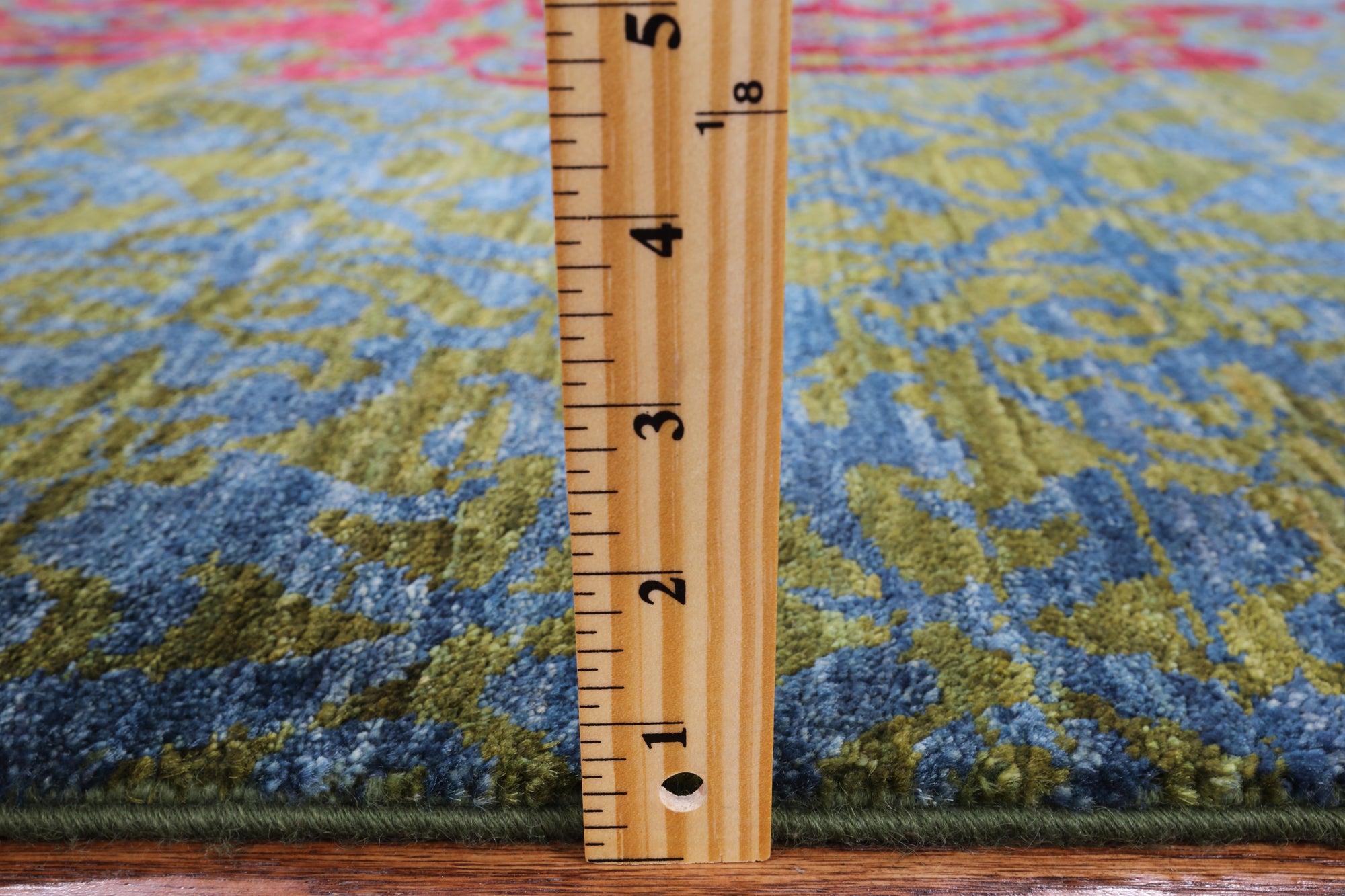 William Morris Hand Knotted Wool Area Rug - 7' 11" X 9' 8" - Golden Nile