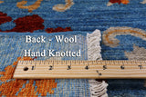 William Morris Handmade Wool Rug - 8' 1" X 10' 4" - Golden Nile