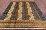 William Morris Hand Knotted Wool Rug - 8' 1" X 9' 11" - Golden Nile