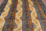 William Morris Hand Knotted Wool Rug - 8' 1" X 9' 11" - Golden Nile