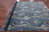 William Morris Handmade Wool Rug - 8' 0" X 10' 2" - Golden Nile