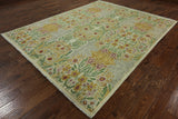 8 X 10 Handmade Art Deco Wool Area Rug - Golden Nile