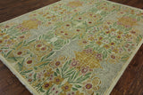 8 X 10 Handmade Art Deco Wool Area Rug - Golden Nile