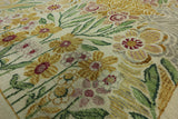 8 X 10 Handmade Art Deco Wool Area Rug - Golden Nile