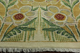 8 X 10 Handmade Art Deco Wool Area Rug - Golden Nile