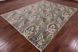 William Morris Handmade Wool Rug - 8' 1" X 10' 1" - Golden Nile